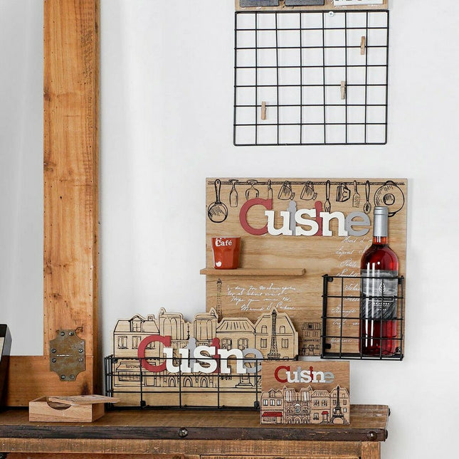 Serviettenring DKD Home Decor Cusine Bunt 16 x 11 x 5 cm Holz MDF