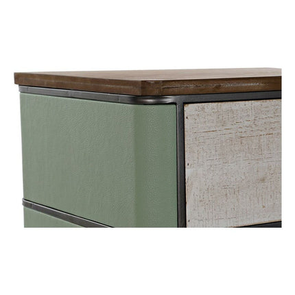 Schubladenschrank DKD Home Decor 8424001771653 48,5 x 42 x 82,5 cm Sixties Metall Weiß grün Holz MDF