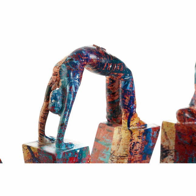 Deko-Figur DKD Home Decor Harz (13 x 5 x 22 cm) (4 pcs)