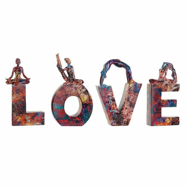 Deko-Figur DKD Home Decor Harz (13 x 5 x 22 cm) (4 pcs)