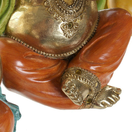 Deko-Figur DKD Home Decor Gelb Blau grün Bunt Gold Indianer 22 x 17 x 28 cm (4 Stücke)