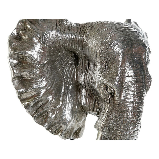 Deko-Figur DKD Home Decor RF-177266 42 x 30 x 56 cm Elefant Silberfarben Schwarz Harz Kolonial Holz MDF