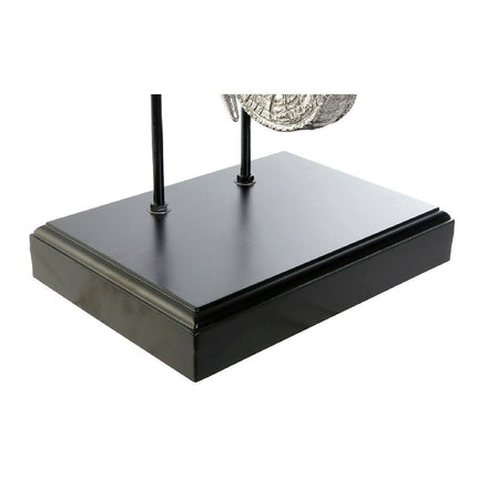 Deko-Figur DKD Home Decor RF-177266 42 x 30 x 56 cm Elefant Silberfarben Schwarz Harz Kolonial Holz MDF