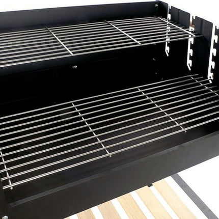 Holzkohlegrill mit Rädern DKD Home Decor RC-177308 113 x 51 x 97 cm Metall Stahl (113 x 51 x 97 cm)