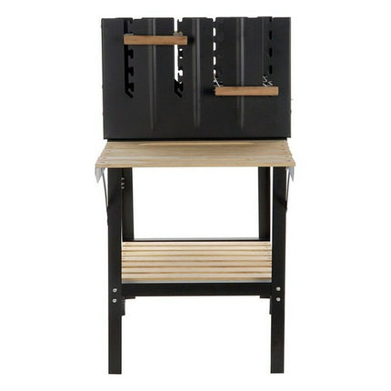 Holzkohlegrill mit Rädern DKD Home Decor RC-177308 113 x 51 x 97 cm Metall Stahl (113 x 51 x 97 cm)