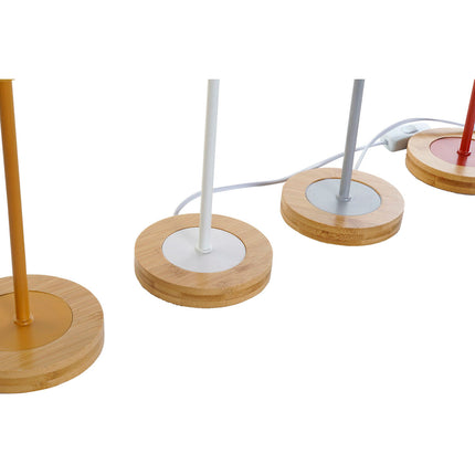 Tischlampe DKD Home Decor Holz 25 W (15 x 15 x 36 cm) (4 Stück)