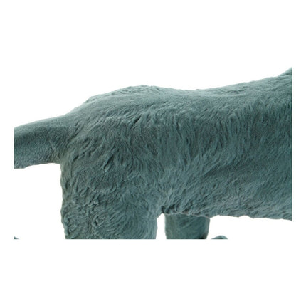 Deko-Figur DKD Home Decor 31 x 9,5 x 19 cm Rosa grün Harz Affe Tropical Beflockt