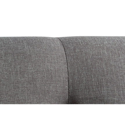 Kopfende des Betts DKD Home Decor Grau Polyester