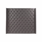 Kopfende des Betts DKD Home Decor Grau Polyester