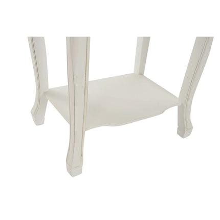 kleines Beistelltischchen DKD Home Decor Weiß Braun (47.5 x 36 x 68 cm)