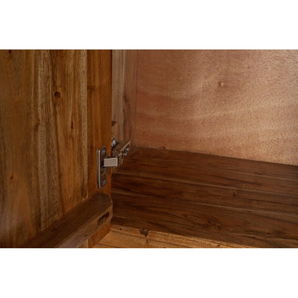 Anrichte DKD Home Decor   100 x 40 x 77 cm Schwarz Braun Akazienholz