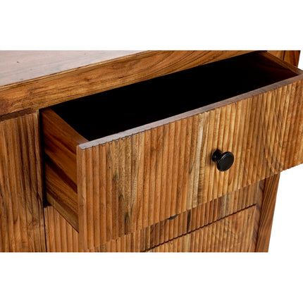 Anrichte DKD Home Decor   100 x 40 x 77 cm Schwarz Braun Akazienholz