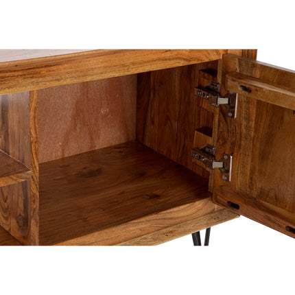 TV-Möbel DKD Home Decor 145 x 42 x 61 cm Schwarz Braun Akazienholz