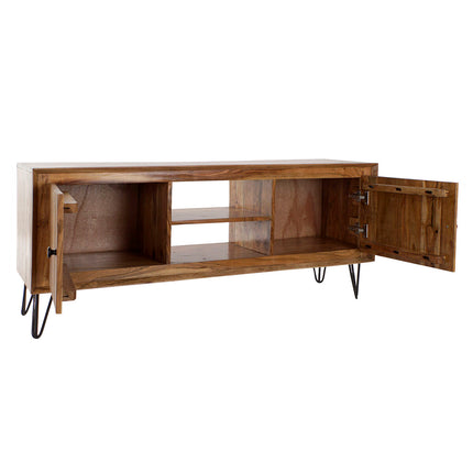 TV-Möbel DKD Home Decor 145 x 42 x 61 cm Schwarz Braun Akazienholz