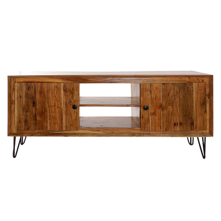TV-Möbel DKD Home Decor 145 x 42 x 61 cm Schwarz Braun Akazienholz