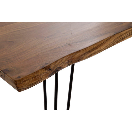 Esstisch DKD Home Decor 180 x 87 x 76 cm Schwarz Metall Braun Akazienholz