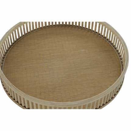 Beistelltisch DKD Home Decor 61,5 x 61,5 x 61 cm natürlich Holz Braun Bambus