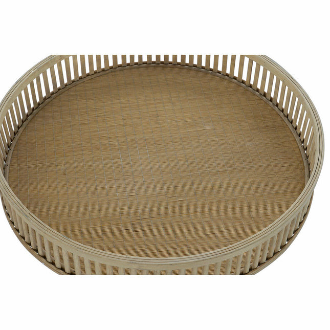 Beistelltisch DKD Home Decor 61,5 x 61,5 x 61 cm natürlich Holz Braun Bambus