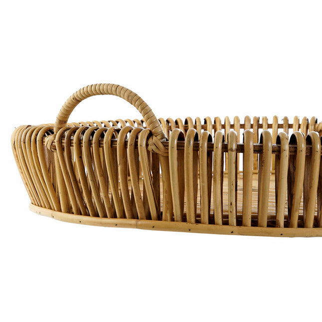 Schale DKD Home Decor 58 x 58 x 14,5 cm natürlich (2 Stück)