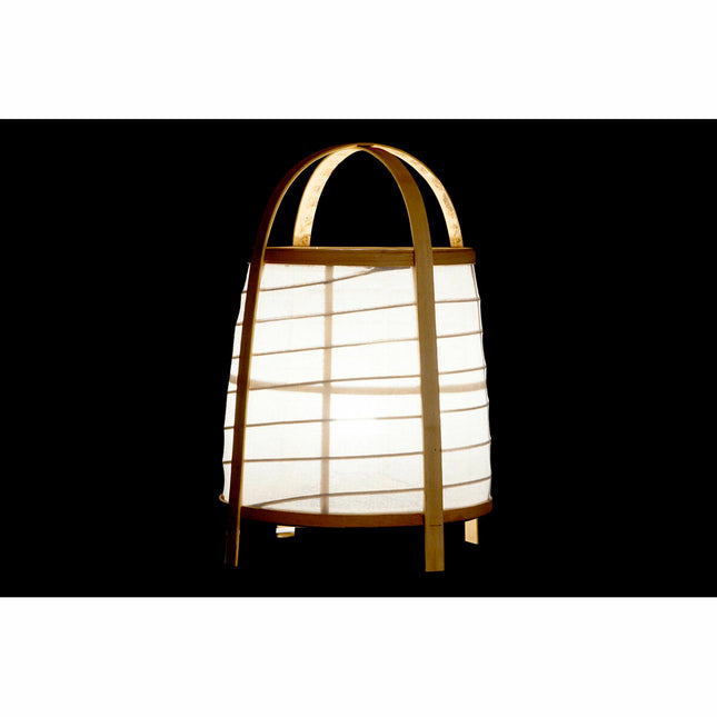 Tischlampe DKD Home Decor 32 x 32 x 45,5 cm natürlich Weiß 220 V 40 W