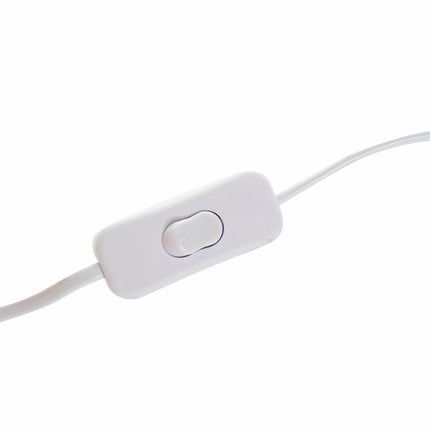 Tischlampe DKD Home Decor 32 x 32 x 45,5 cm natürlich Weiß 220 V 40 W