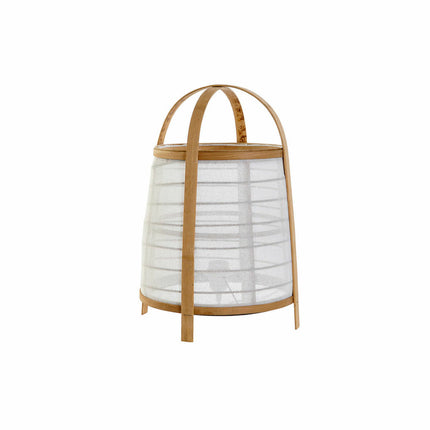 Tischlampe DKD Home Decor 32 x 32 x 45,5 cm natürlich Weiß 220 V 40 W