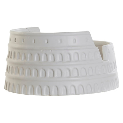 Blumentopf DKD Home Decor 8424001780327 aus Keramik Weiß 20 x 20 x 10 cm Neoklassisch