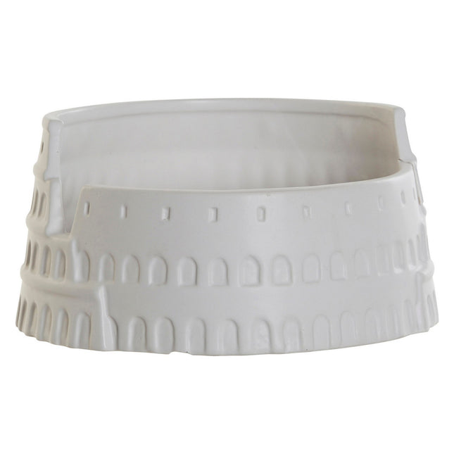 Blumentopf DKD Home Decor 8424001780327 aus Keramik Weiß 20 x 20 x 10 cm Neoklassisch