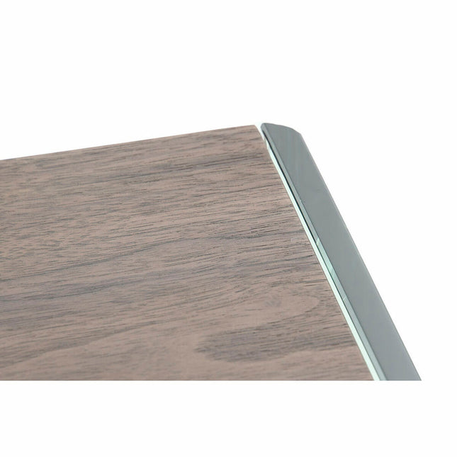 Konsole DKD Home Decor Kristall Braun Durchsichtig MDF Nussbaumholz Moderne (160 x 45 x 80 cm)