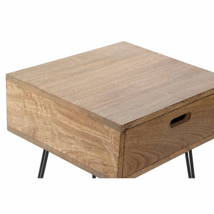Nachttisch DKD Home Decor Metall Mango-Holz (48.5 x 40.5 x 61 cm)