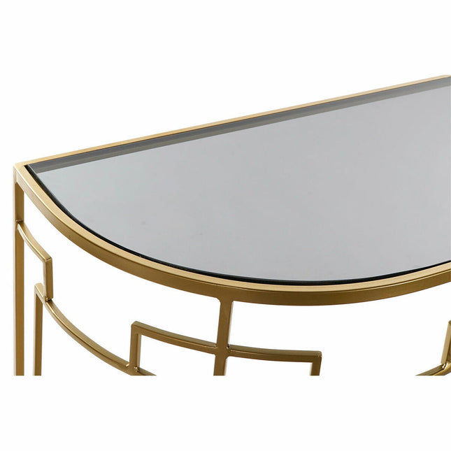 Konsole DKD Home Decor Kristall Gold Metall (107 x 36 x 78,5 cm)