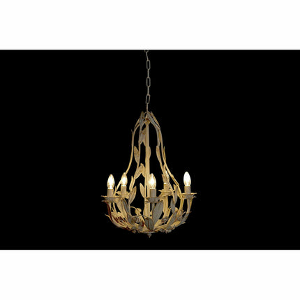 Deckenlampe DKD Home Decor 48 x 48 x 153 cm 48 x 48 x 69 cm Metall Weiß Orientalisch