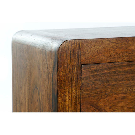 Beistelltisch DKD Home Decor S3022538 110 x 27,5 x 76 cm Gold Braun Akazienholz