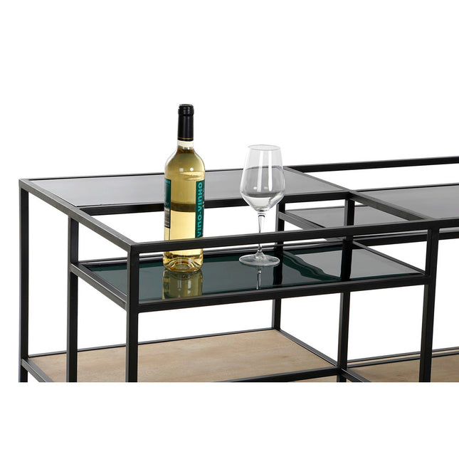Beistelltisch DKD Home Decor Holz Metall Spiegel (120 x 60 x 50 cm)