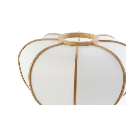 Tischlampe DKD Home Decor 34 x 34 x 33 cm natürlich Weiß Bambus 220 V 50 W