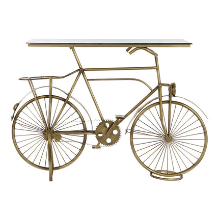 Konsole DKD Home Decor Kristall Gold Metall (114 x 37 x 77 cm)