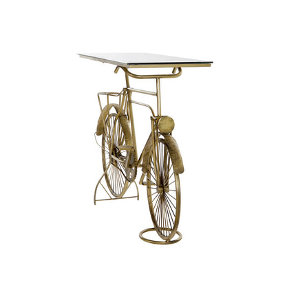 Konsole DKD Home Decor Kristall Gold Metall (114 x 37 x 77 cm)