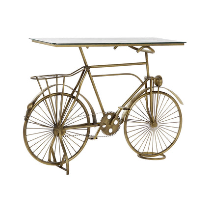 Konsole DKD Home Decor Kristall Gold Metall (114 x 37 x 77 cm)