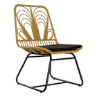 Havestol DKD Home Decor MB-178991 58 x 65 x 89 cm natürlich Schwarz Metall Synthetischer Rattan