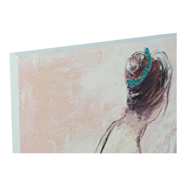 Bild DKD Home Decor Dancers 100 x 3,5 x 100 cm Ballett-Tänzerin Romantisch (2 Stück)