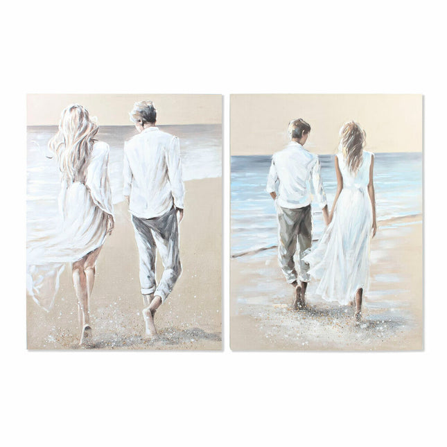 Bild DKD Home Decor 90 x 4 x 120,5 cm 90 x 4 x 120 cm Mediterraner (2 Stück)