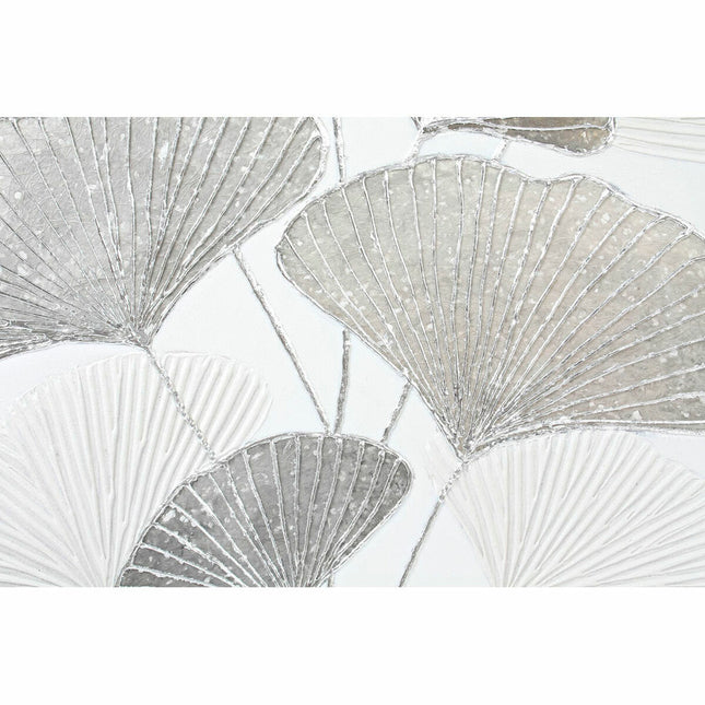 Bild DKD Home Decor 80 x 3,8 x 100 cm Leinwand Kiefer Traditionell Pflanzenblatt
