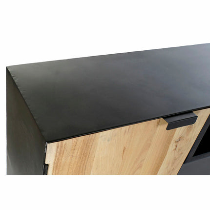 Anrichte DKD Home Decor Metall Akazienholz (195 x 40 x 90 cm)
