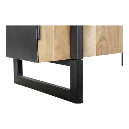 Schrank DKD Home Decor Metall Akazienholz (100 x 45 x 185 cm)