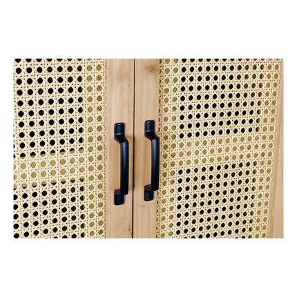 Schrank DKD Home Decor 8424001794942 60 x 38 x 140,5 cm Tanne natürlich Metall Holz MDF
