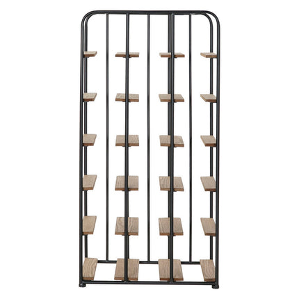Flaschenregal DKD Home Decor Braun Schwarz Bunt Metall Holz MDF 40 x 25 x 81 cm