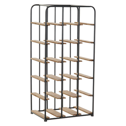 Flaschenregal DKD Home Decor Braun Schwarz Bunt Metall Holz MDF 40 x 25 x 81 cm