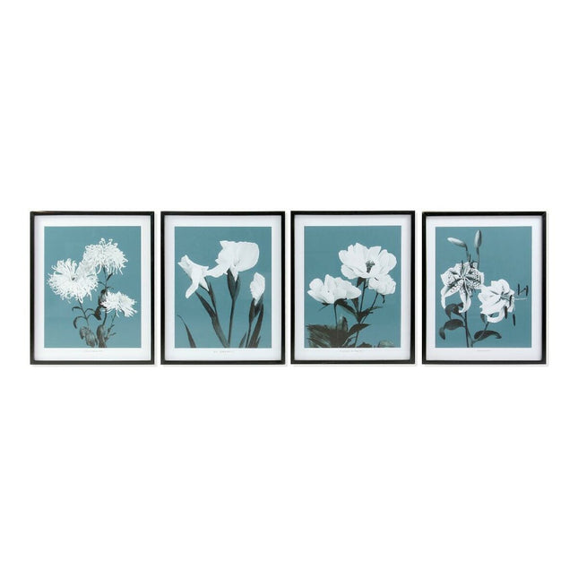 Bild DKD Home Decor Flowers 55 x 2,5 x 70 cm Blomster Moderne (4 Stücke)