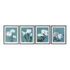 Bild DKD Home Decor Flowers 55 x 2,5 x 70 cm Blomster Moderne (4 Stücke)