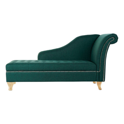 Chaise Longue DKD Home Decor 8424001795482 160 x 71 x 83 cm Schaum Schwarz grün